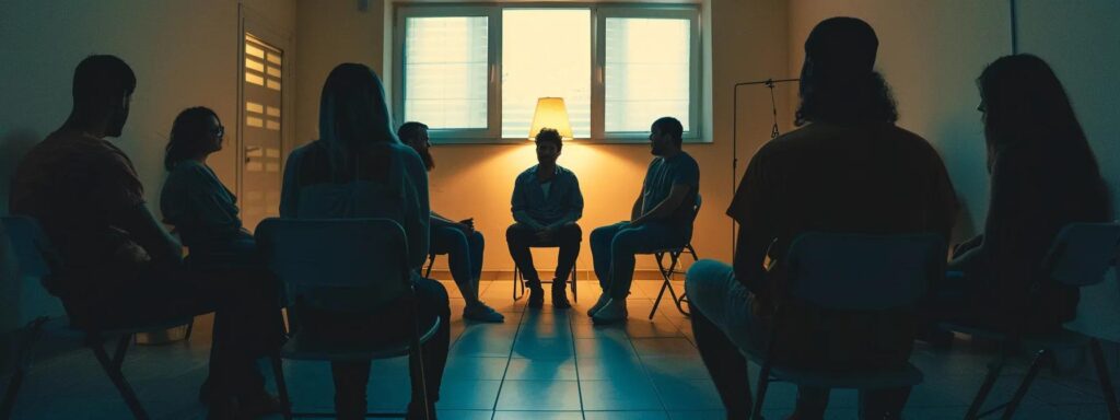 a group therapy setting